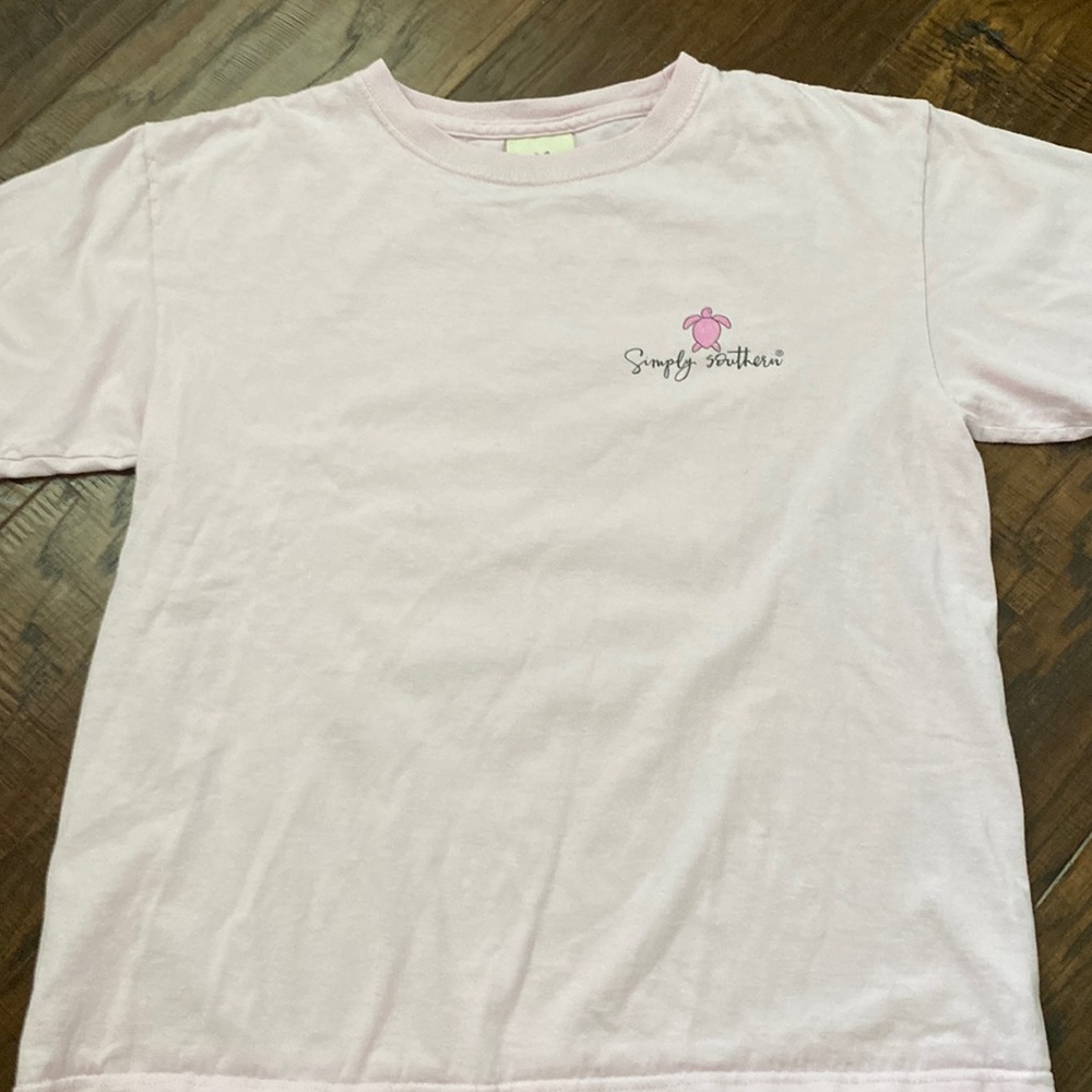 Light pink simply southern shirt